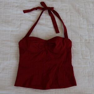 Peppermayo Cheryl Bustier Halter Top